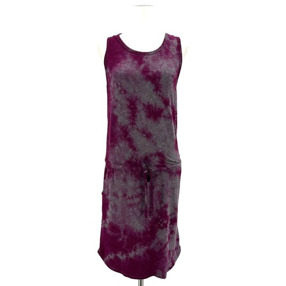 Sundry by EVEREVE Purple Tie-Dye Dress - Picture 1 of 7